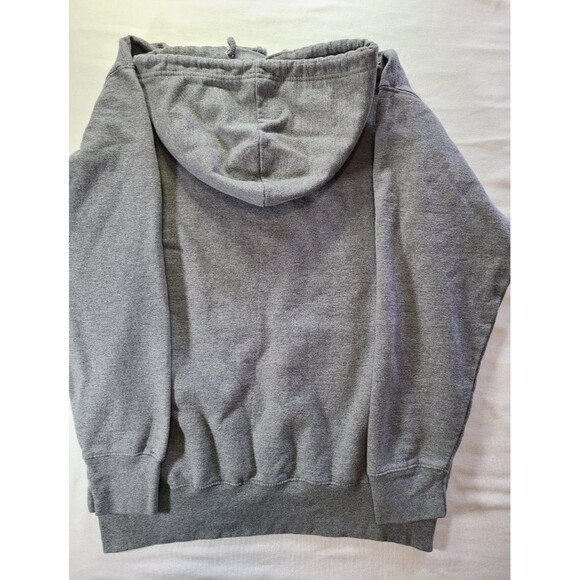 Universal Studios Gray Hoodie Size M Pink Logo Theme Park Souvenir Sweatshirt - Picture 3 of 7